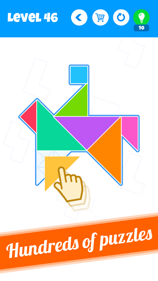 #3. Blocks - New Tangram Puzzles (iOS) By: Smart Games Studios
