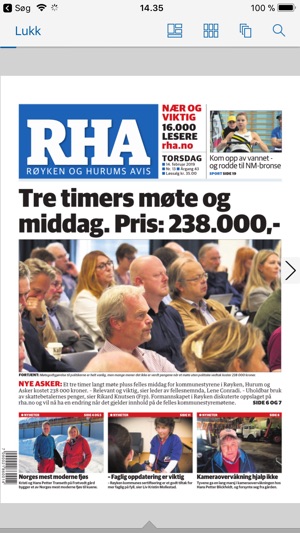 Røyken og Hurums Avis eAvis(圖2)-速報App