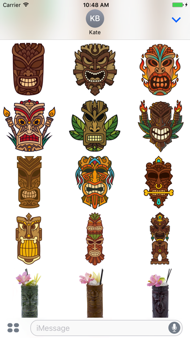 Tiki Stickers Screenshot