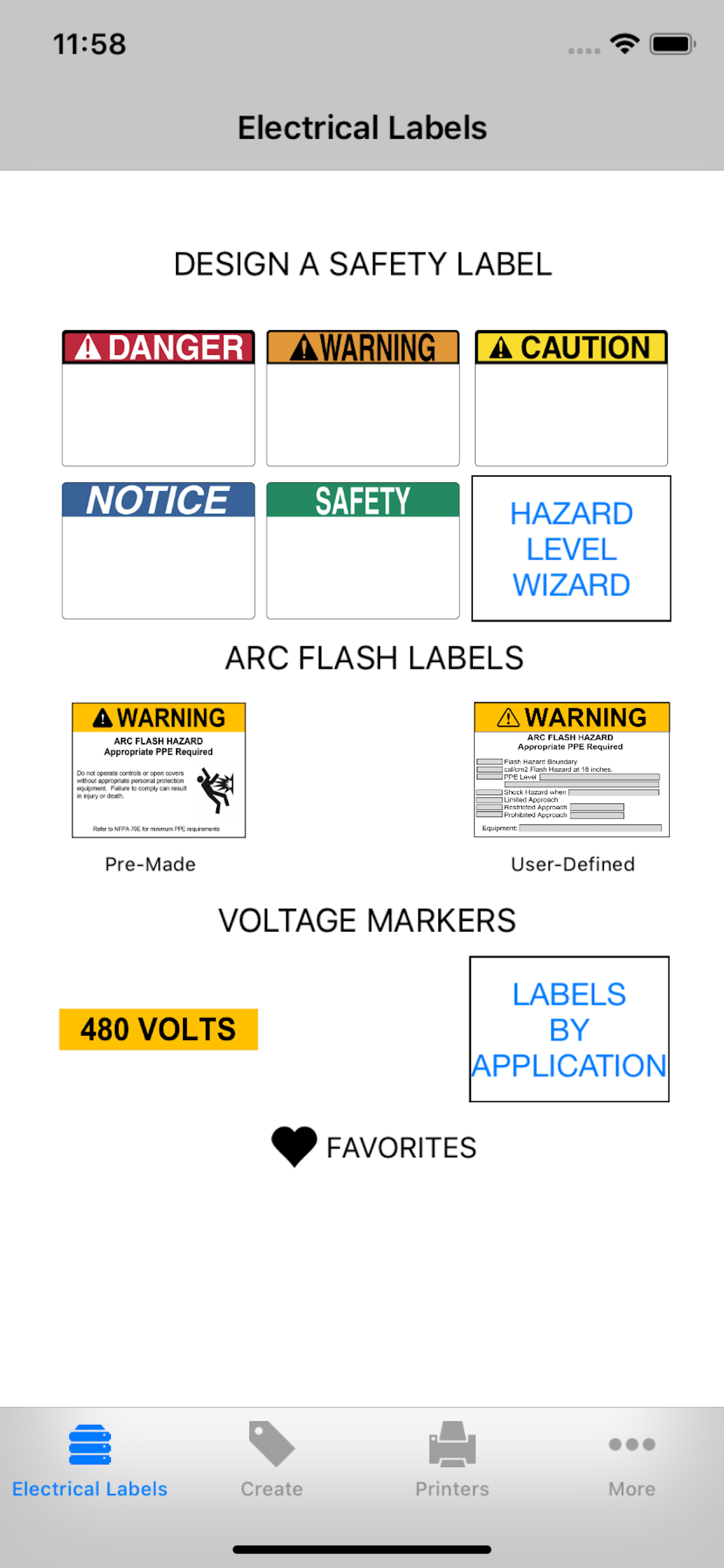 TagPrint Xpress Electrical