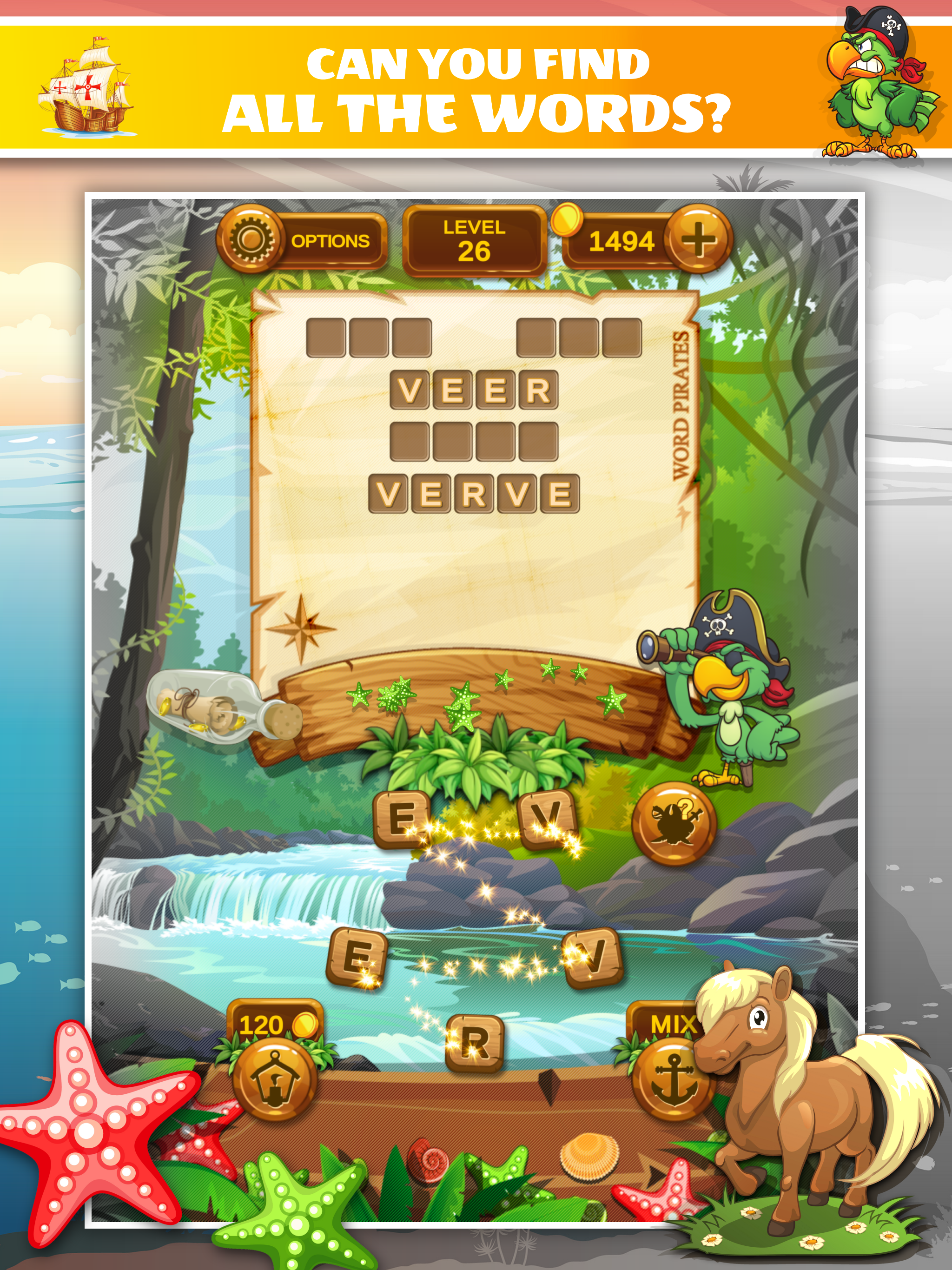 Word Pirates: Word Puzzle Game