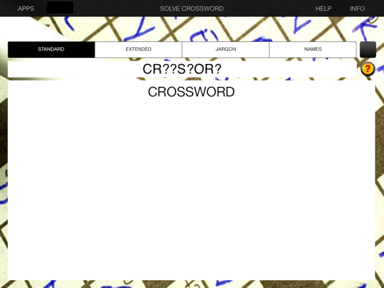 Screenshot #5 pour Crossword Solver Gold