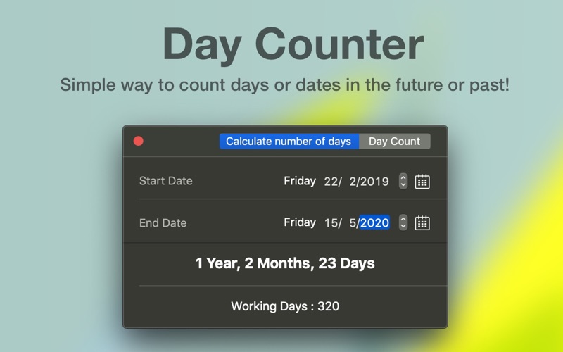 Screenshot #1 pour Day Counter
