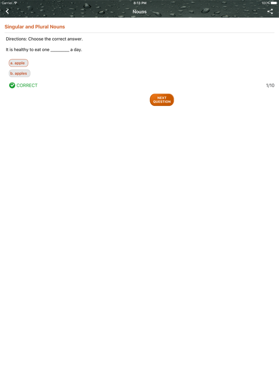 English Grammar - Book iPad screenshot 5 - Education app