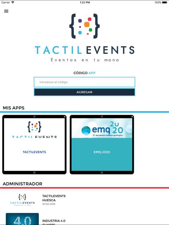Screenshot #4 pour TactilEvents
