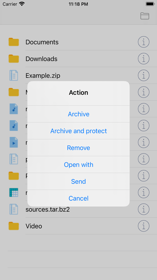 ZIP,RAR File manager & Scanner - 2.1.8 - (iOS)