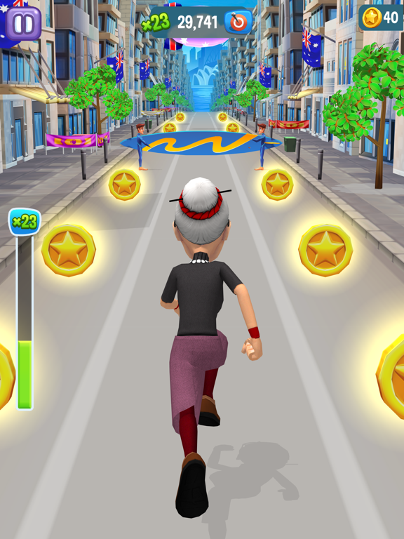 Angry Gran Run - Running Game screenshot