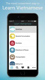 learn vietnamese - phrasebook iphone screenshot 1