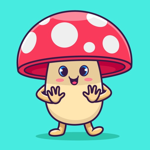 Holiday Mushroom Stickers