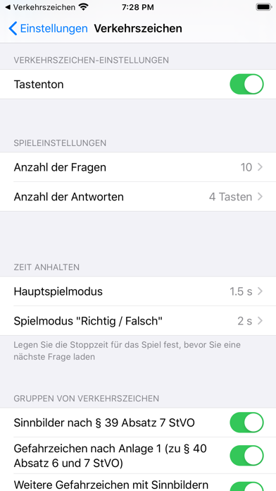 Verkehrszeichen in Deutschland Screenshot