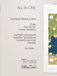 wetter und wind prognose ipad bildschirmfoto 3