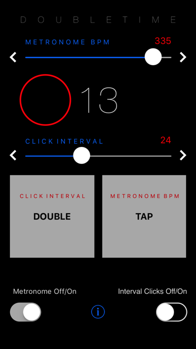 DoubleTime Metronome Screenshot