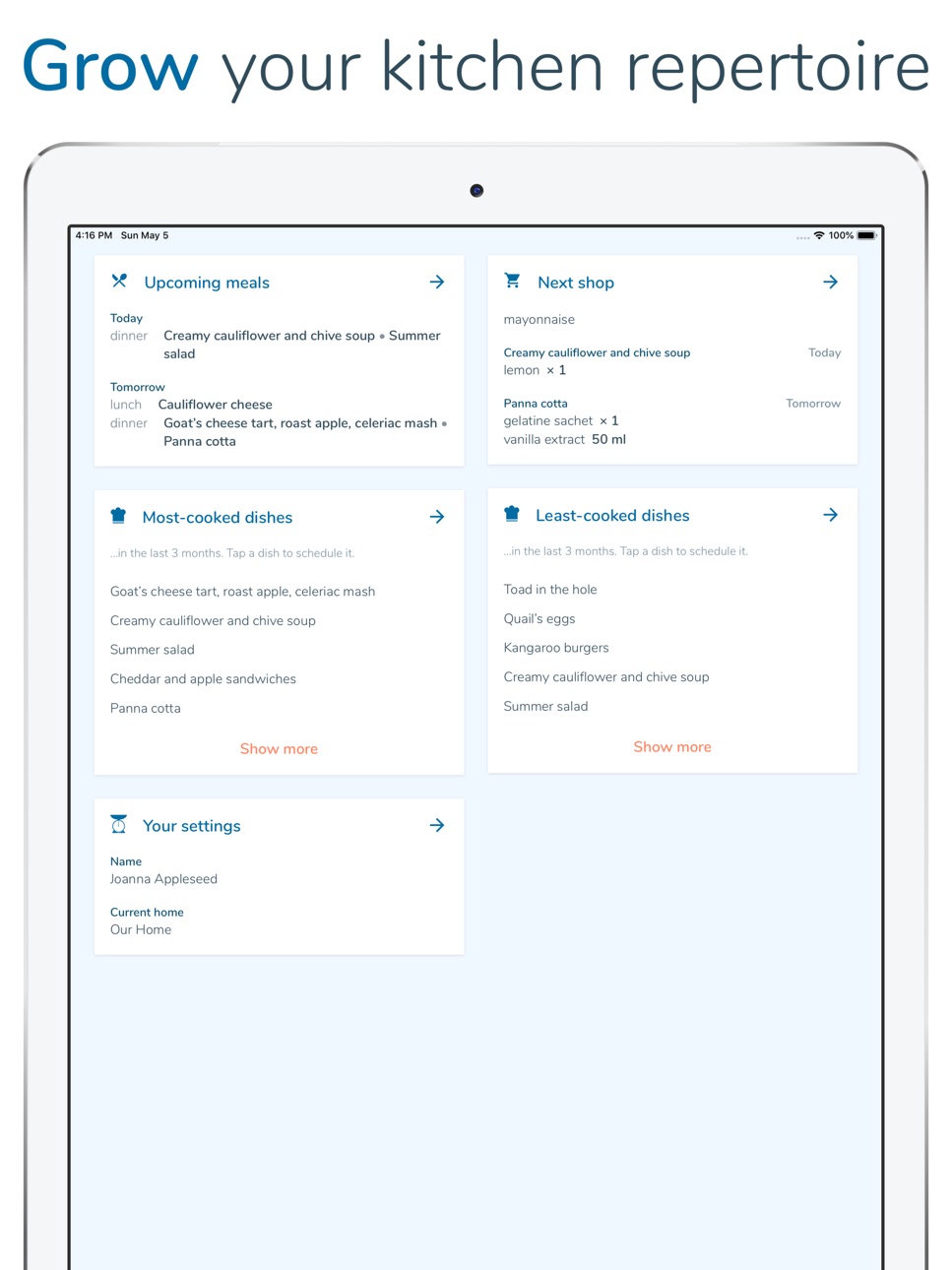 iPad screenshot