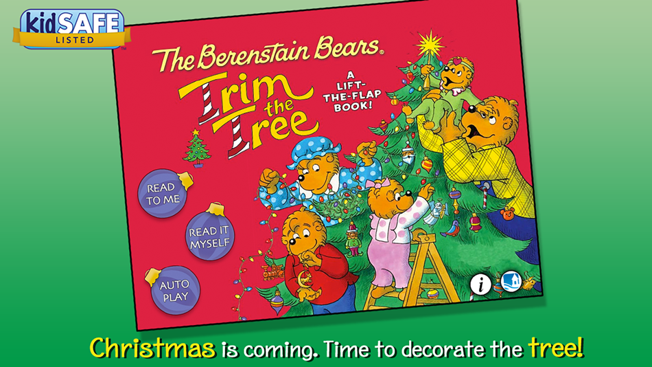 #1. Berenstain Bears Trim the Tree (iOS) Podle: Oceanhouse Media