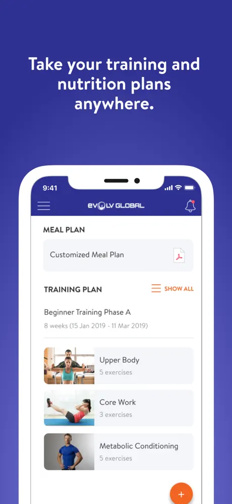 eVOLV Fitness App