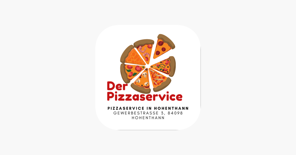 ‎Der Pizzaservice Hohenthann on the App Store