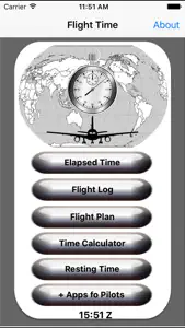 Flight-Time Pro screenshot #1 for iPhone