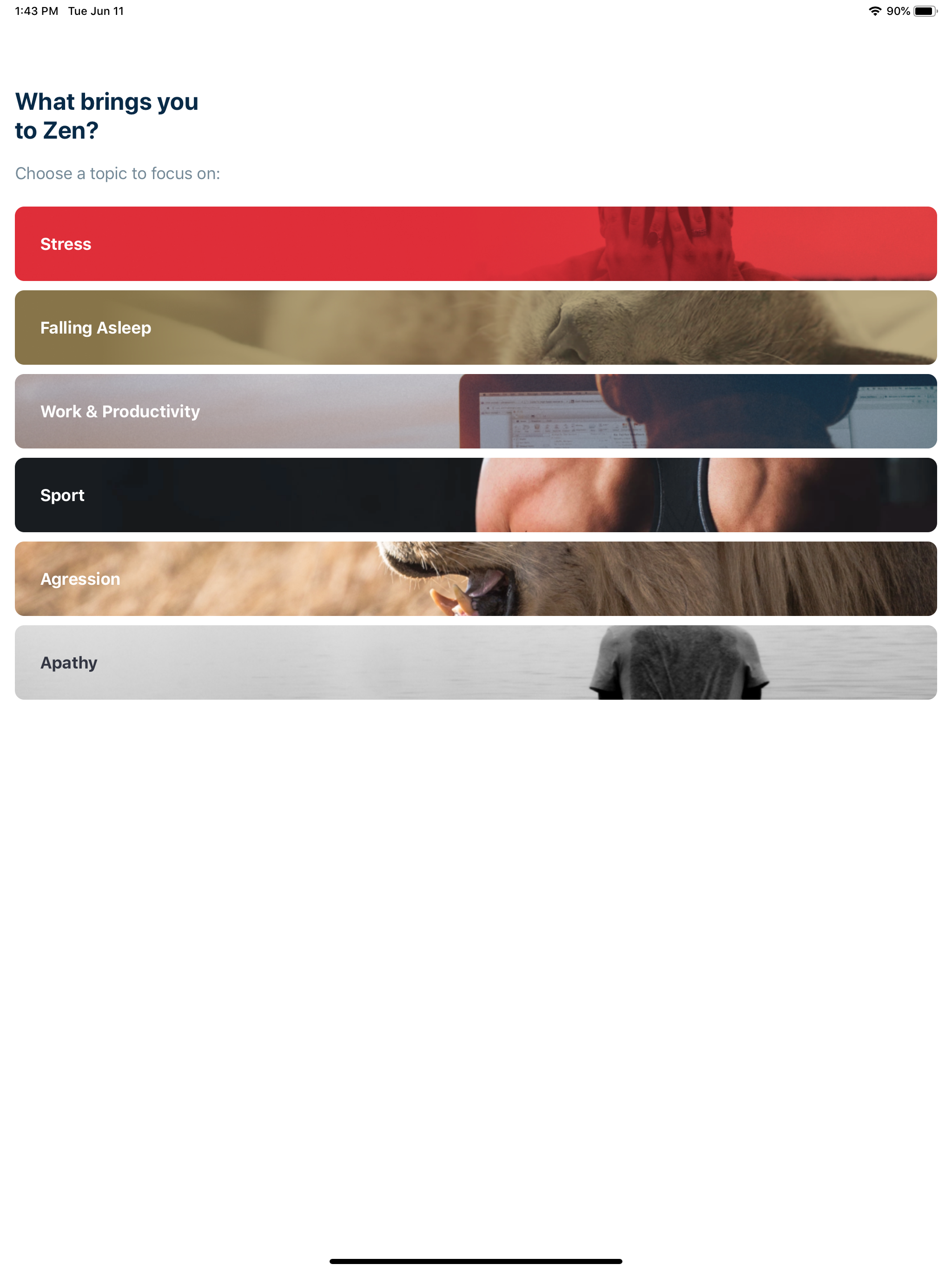 Sleep & Breathe with Zendo App
