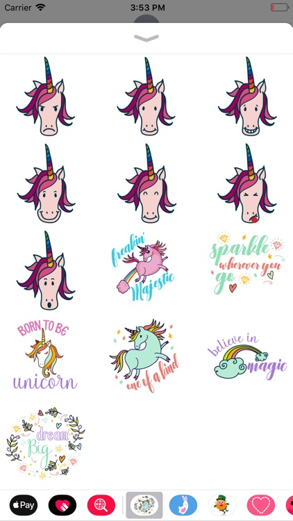 Magical Unicorn Stickers screenshot-3