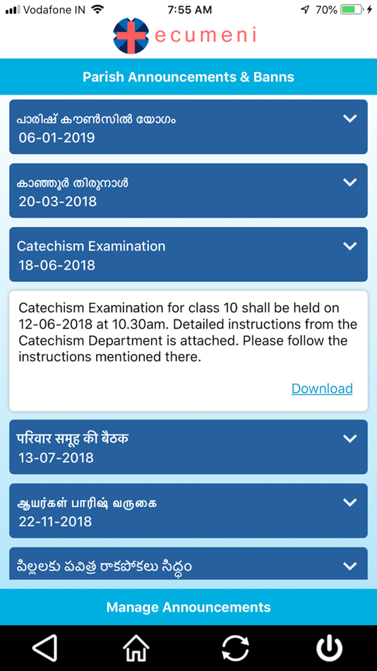 #4. Ecumeni (iOS) 由: Theosys Infotech Private Limited