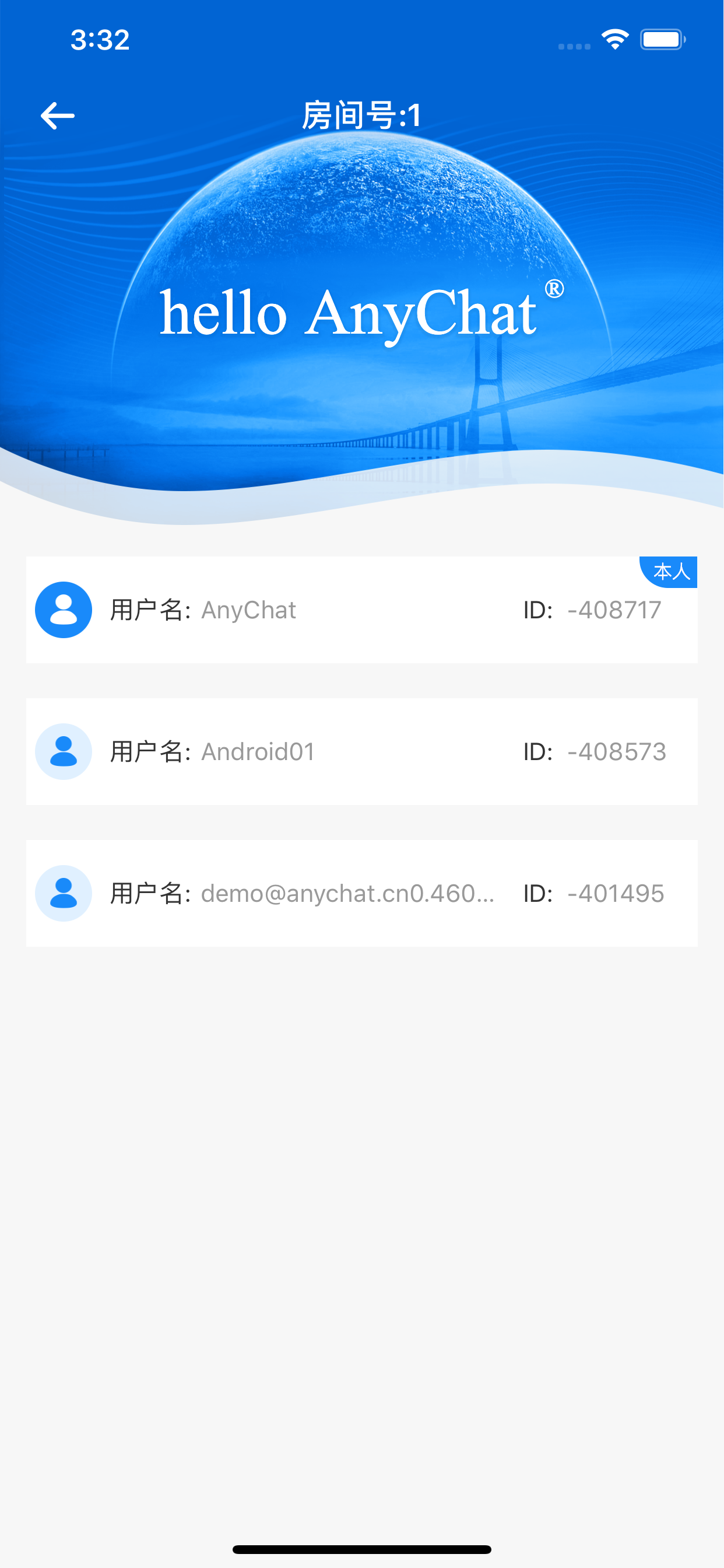 AnyChat音视频通话