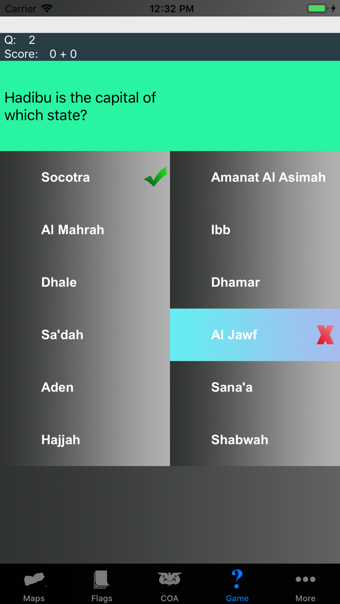Yemen State Maps and Capitals