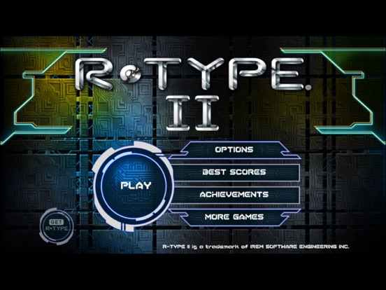 R-TYPE II iPad app afbeelding 1