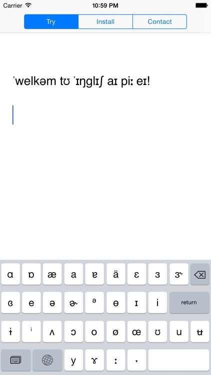 English IPA Keyboard