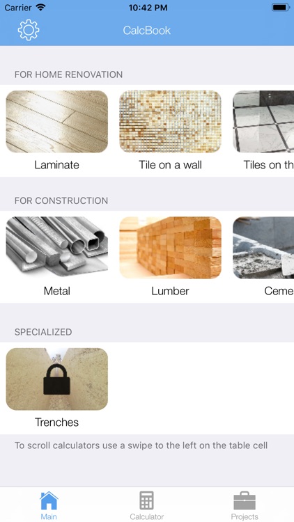 CalcBook - building calculator