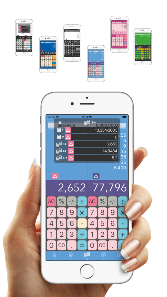 #8. Calculator L + Twin Plus App # (iOS) Podle: Satomi Uchida