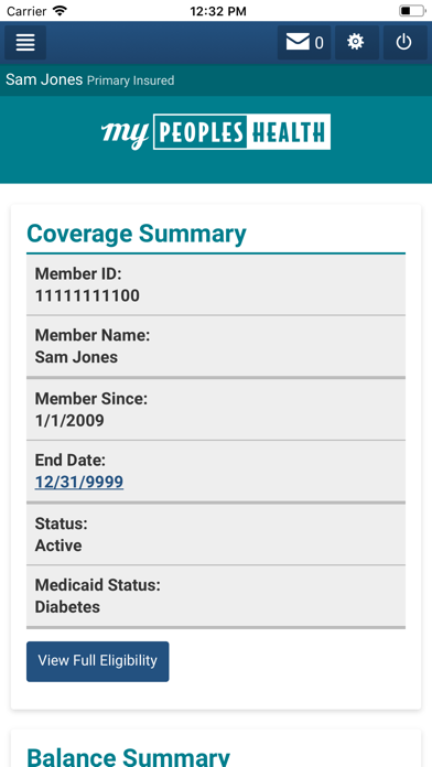 Screenshot #2 pour MyPeoplesHealth