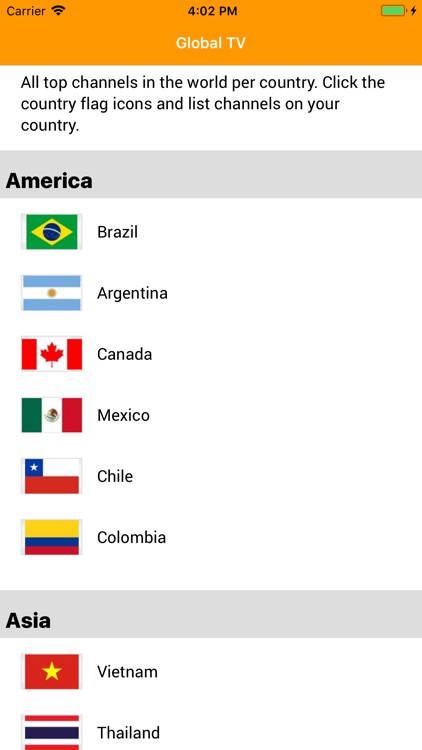 Global TV Channels Info