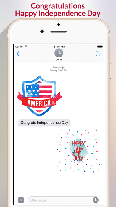 4th of July - Watercolor Screenshot