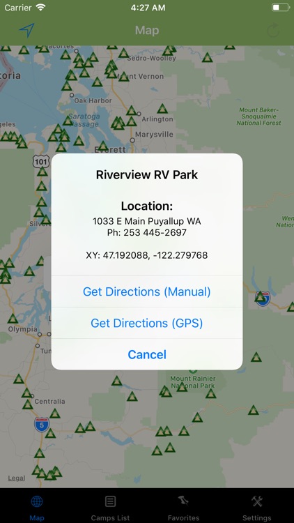 Washington – Camping & RV's