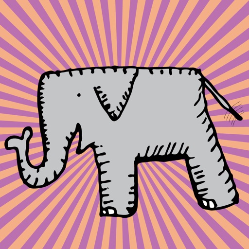 Happy Elephant Stickers