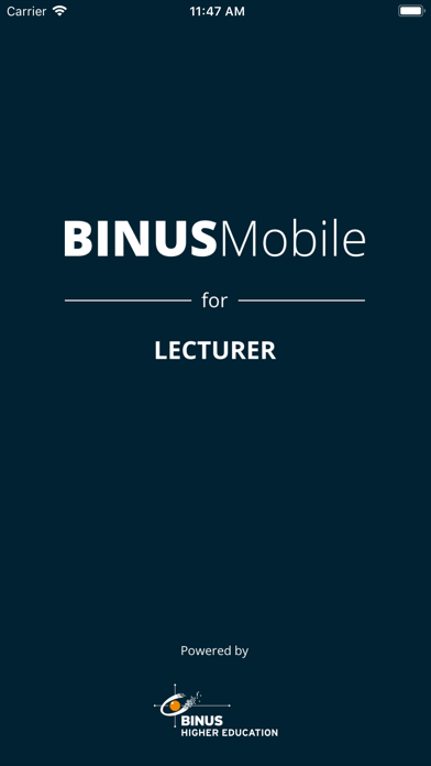 BINUS Mobile for Lecturer Screenshot
