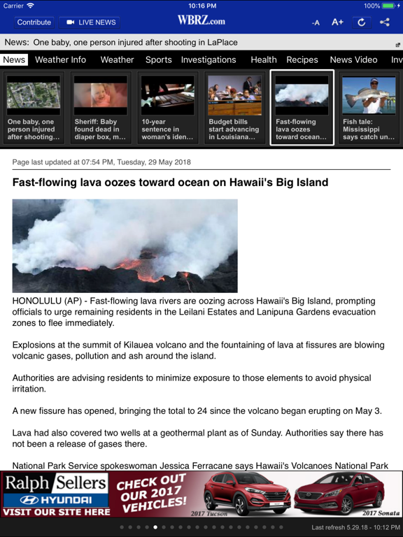 Screenshot #4 pour WBRZ for iPad