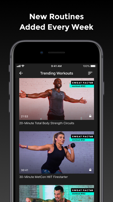 Sweat Factor — at home fitness Screenshot