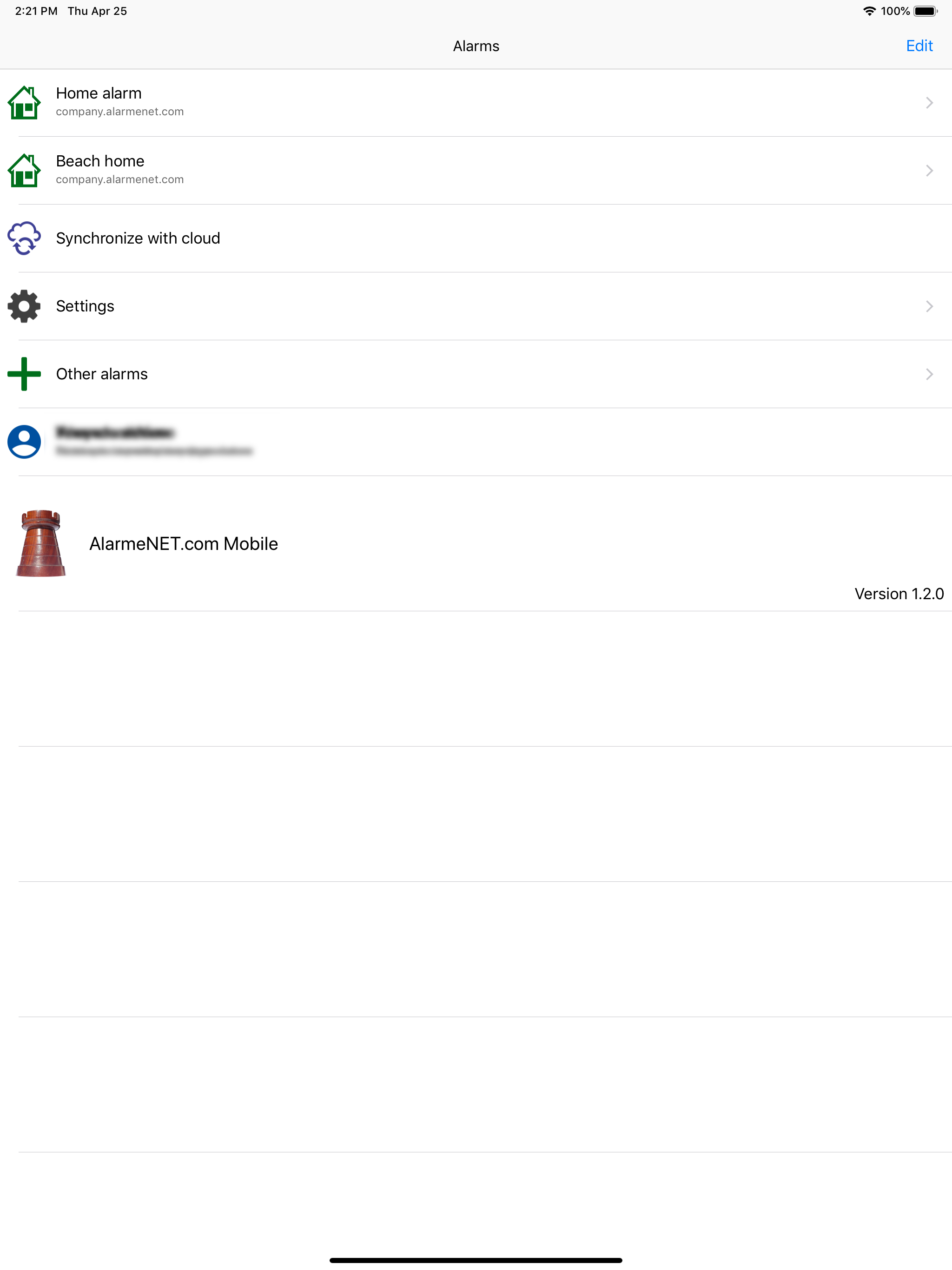 AlarmeNET.com screenshot 9