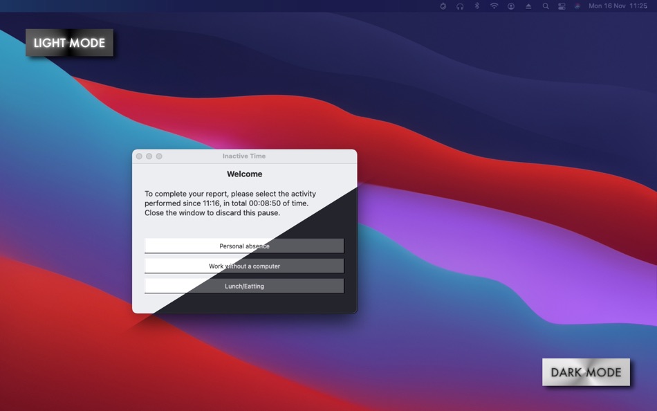 #3. Light of Work Time Control (macOS) 由: ABSER TECHNOLOGIES S.L.