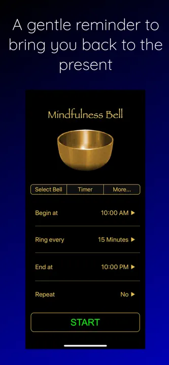 Mindfulness Bellのスクリーンショット（1/5）