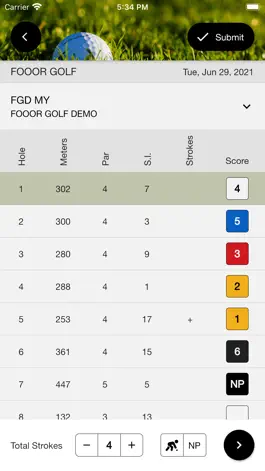 Game screenshot FOOOR GOLF hack
