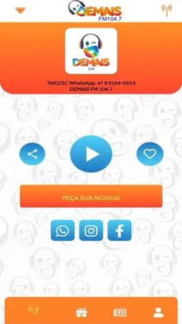 Game screenshot Rede Demais FM mod apk