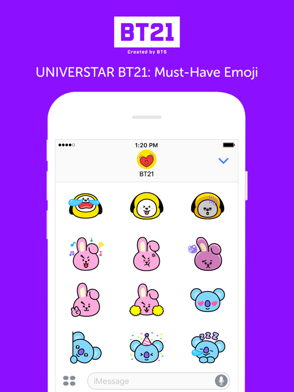 Screenshot #5 pour BT21: Must-Have Emoji