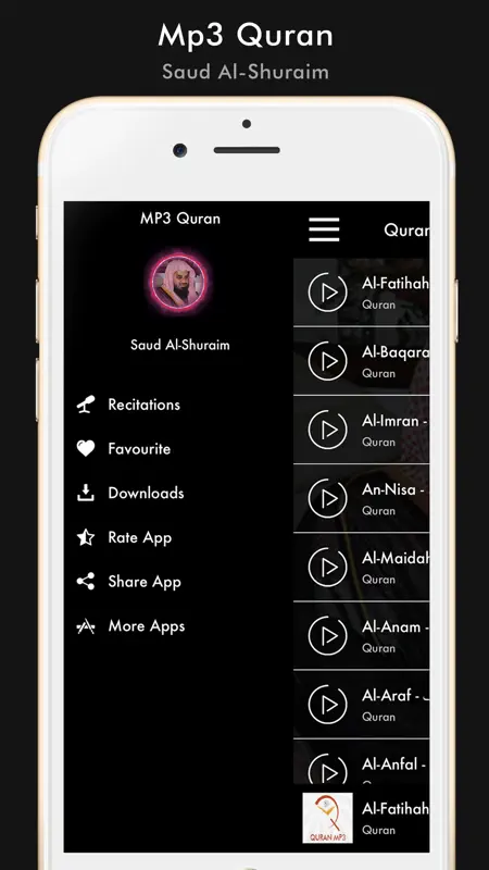 Mp3 Quran Saud Al-Shuraim screenshot 3 of 4