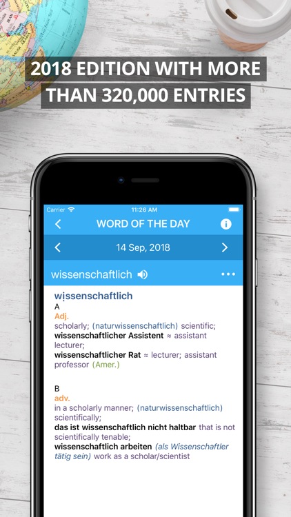 Oxford German Dictionary 2018 screenshot-0
