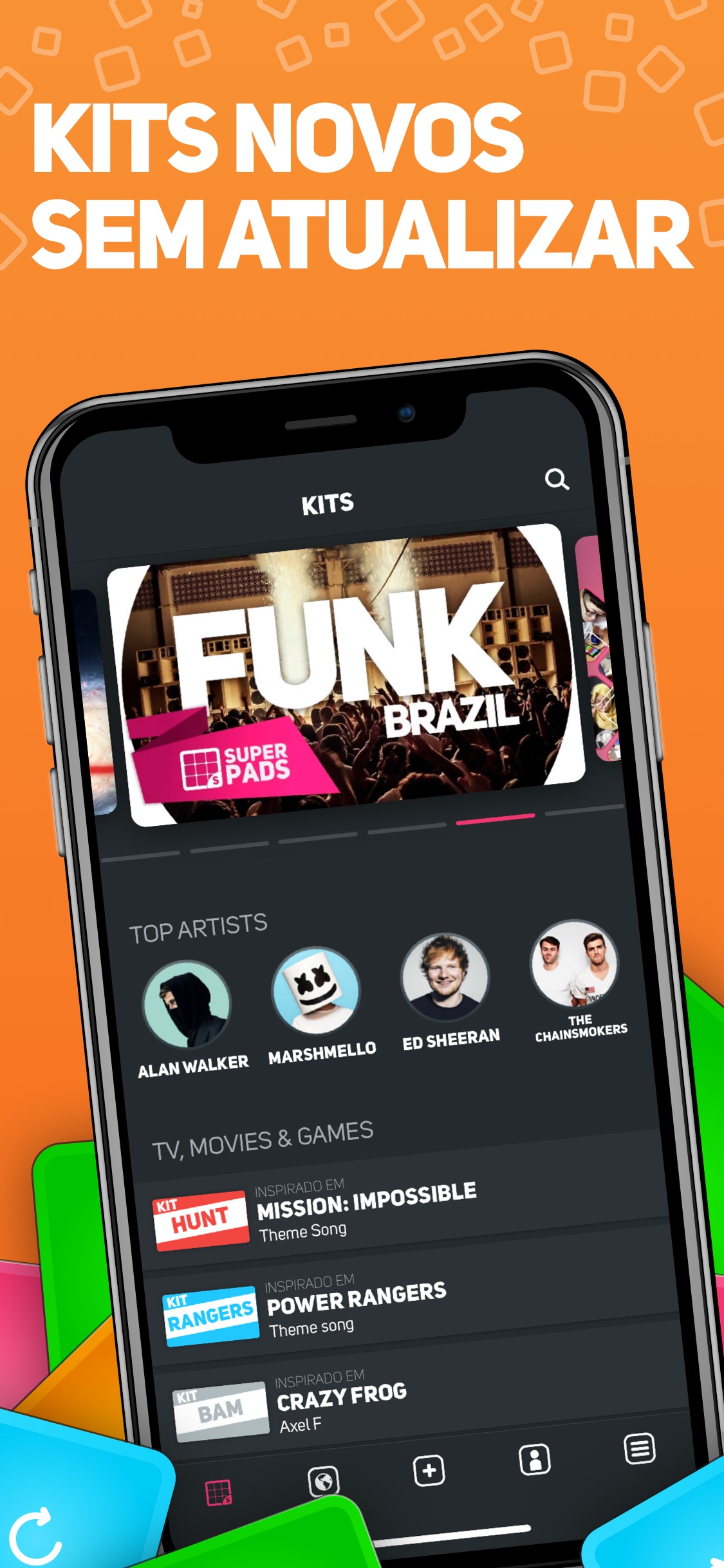 Screenshot do app SUPER PADS: Seja um DJ Virtual