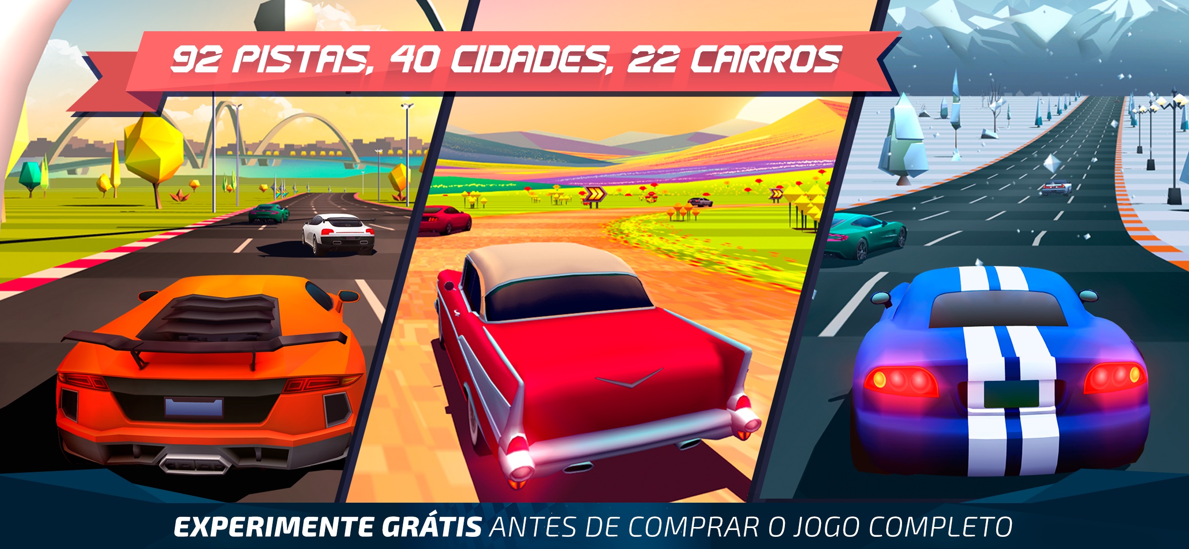 Screenshot do app Horizon Chase - World Tour