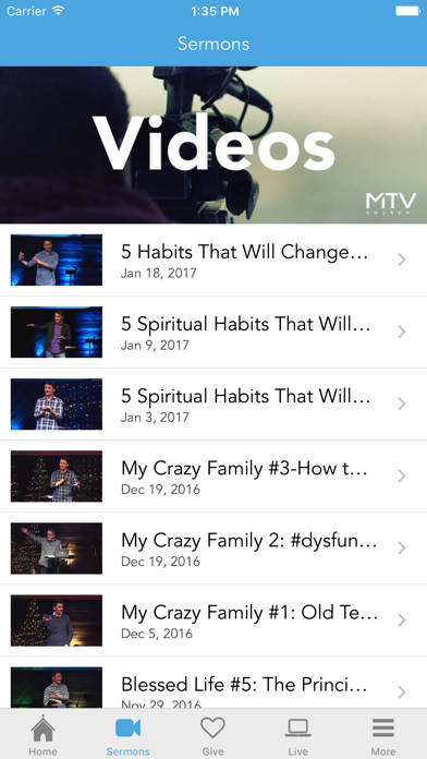 Screenshot #3 pour MTV Church App