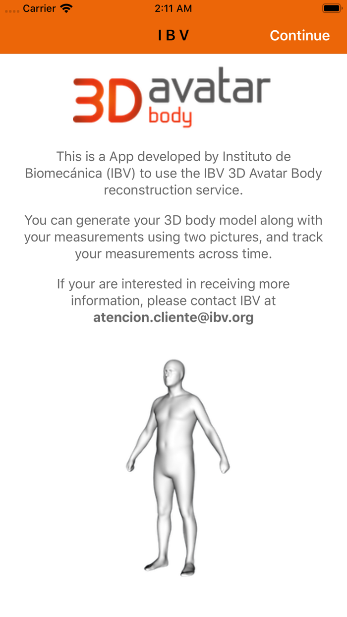 3D avatar body